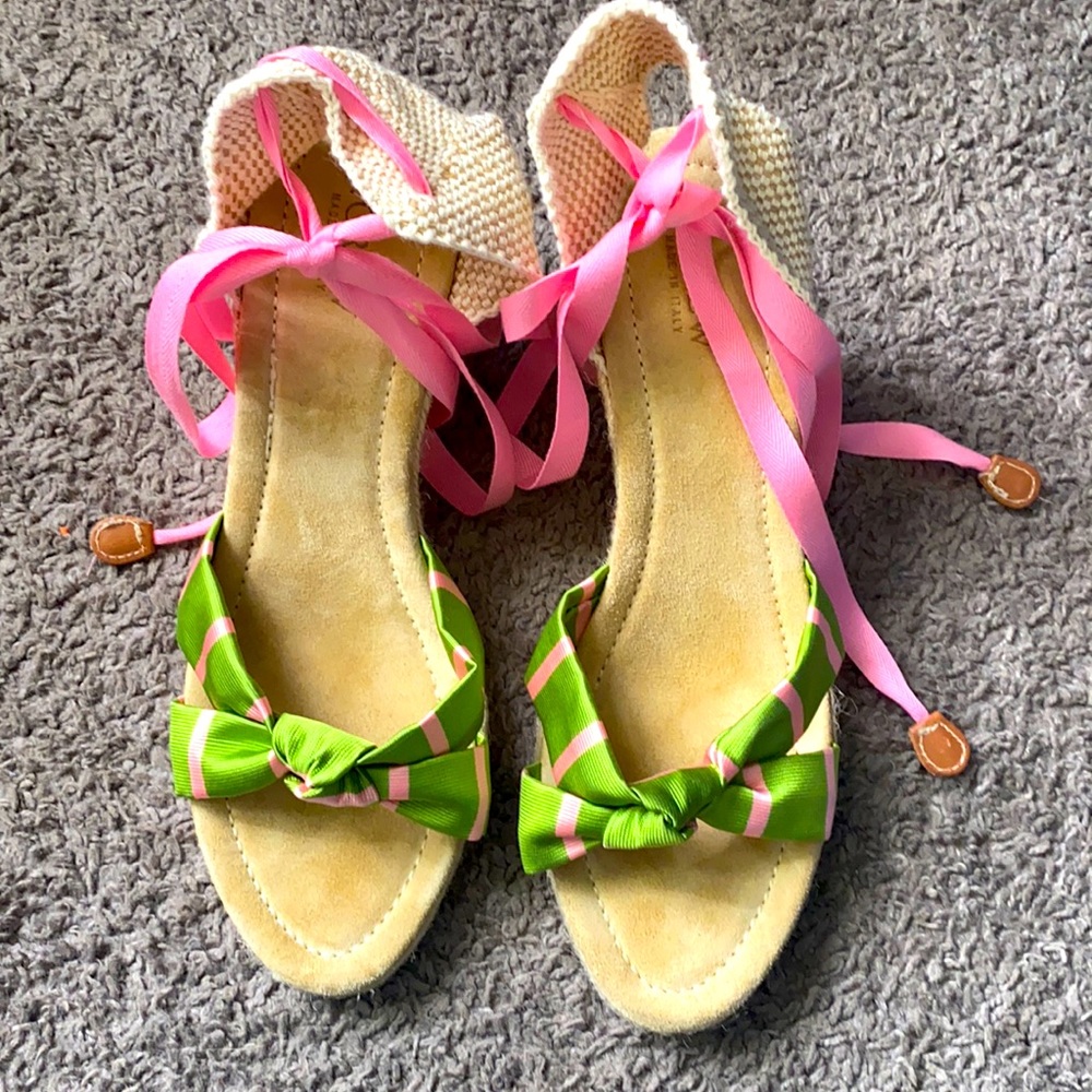J.CREW espadrille wedges size 6